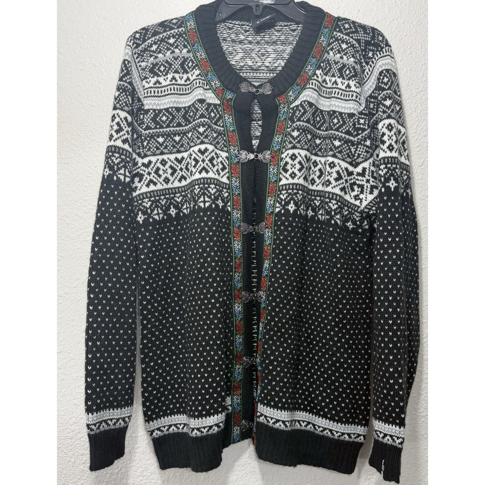 Vtg Wool Blend Sweater Xl Womens Retro Iceland Warm Winter 90s